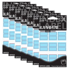 Petit 保護膜標籤貼紙 20-F104 13張, 7個, 紅色 (20-F104R)