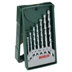 BOSCH 博世 衝擊鑽頭 石材 7件組 3 / 4 / 5 / 5.5 / 6 / 7 / 8 mm 2607019581, 1套