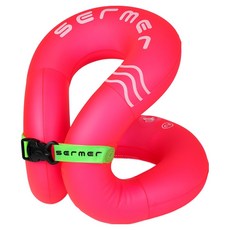 Riverfox 兒童用 NekNek Bear 水上遊戲頸圈游泳圈 50kg, 1個, 粉紅色