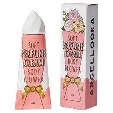 ANGEL LOOKA 柔軟香水花身體乳 白玫瑰麝香, 1個, 150g