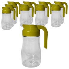 大慶 多用途水瓶 1.1L x 10p + 瓶蓋 10p 組, 1套, 淺綠色