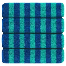 Teto 毛巾 230g Supima, 條紋 游泳, 4個