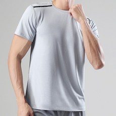 男士DM冰感運動字母印花短袖T恤