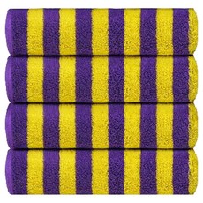 Teto Supima 毛巾 230g, 條紋魔幻, 4個