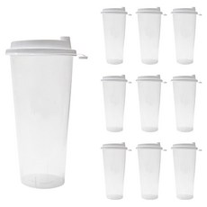 LivingDream 可重複使用杯 多次用杯 700ml, 10個, 1入