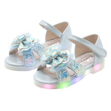 女童RM亮片雙帶LED涼鞋