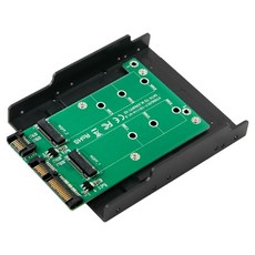 Coms SATA 轉接器 M.2 NGFF SSD KEY B M 2埠轉SATA 22P SATA 7P 3.5支架, 1個, KS975