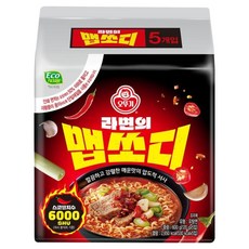 오뚜기 라면의 맵쏘디 120g, 5개