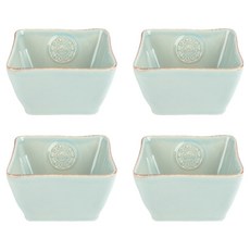 COSTA NOVA Nova 方形碗盤 12 x 12 x 6.1 cm, 水藍色, 4個