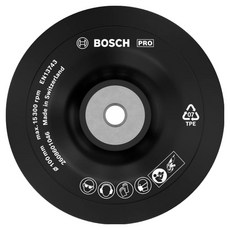 보쉬 PRO 화이버 디스크 백킹 패드 M10 그라인더용 100mm 2608601046, 1개