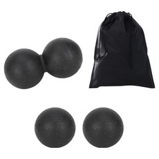 Clair-B TPE 按摩雙球 + 單球 2件組, 1套, 黑色