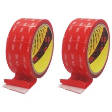 3M VHB 3M 超強力壓克力泡棉透明雙面膠帶 40mm x 1.5m, 2個