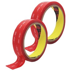 3M VHB 3M 超強力壓克力泡棉透明雙面膠帶 24mm x 1.5m, 2個