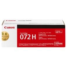 캐논 CRG-072H 대용량 토너, 1개, 블랙