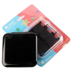 Taminayo 便利任天堂遊戲卡匣收納盒, 黑色, 1個, 單一商品