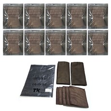 咖啡師術科H型 + 亞麻2件 + 超細纖維5件組 B1, 10套, 黑色(H型), 棕色(亞麻, 超細纖維)