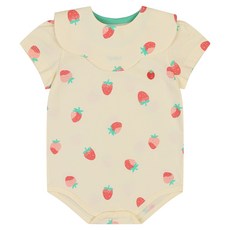 해피랜드 벨리 바디슈트 + 턱받이 세트