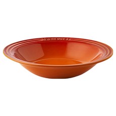 LE CREUSET 義大利麵盤 25cm, 橘色, 1個