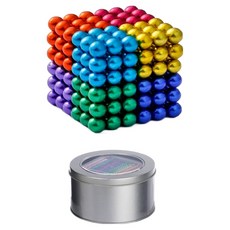 Via Neo 磁力球方塊 5mm 8種 x 27p 套組, 1套, 混合色