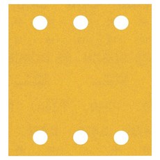 BOSCH 博世 EXPERT C470 方形 6孔 魔鬼氈 P240 115 x 107 mm 10片 2608900895, 1個