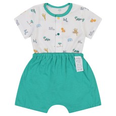 해피랜드 에든 뱀부 메쉬 바디슈트 + 바지 세트