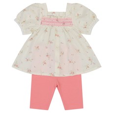 Happyland 幼兒鼠尾草花卉圖案上衣下身套裝