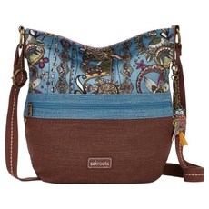 sakroots 女用軟質水桶肩揹包/斜揹包 KA2TQ18, TLAGOONSPIRITDESERT