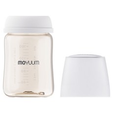 모윰 3세대 PPSU 올인원 베이직 노꼭지 젖병, 스노우, 170ml, 1개