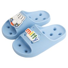 ALPHASHOE Miffy兒童用EVA浴室拖鞋, 1組, 藍色