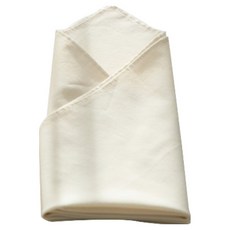 奶油純棉餐巾, 自然色, 1入, 1個