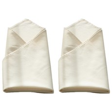 奶油純棉餐巾, 自然色, 1入, 2個