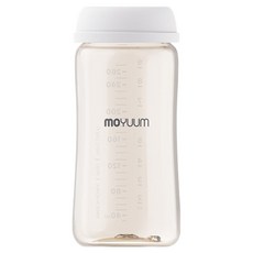 모윰 3세대 PPSU 올인원 베이직 노꼭지 젖병, 스노우, 270ml, 1개