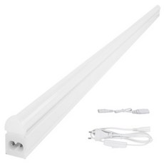 비츠온 와이드 LED T5 1200mm 40W + 연결선 + 스위치 전원선 3m 세트, 주광색(전구)