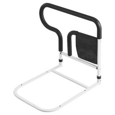 床邊安全護欄 防摔 L型 固定式 黑色, 1個