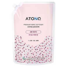 ATONO2 優質衣物柔軟精 棉花香 補充包, 1個, 1L