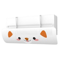 daysoy 可愛動物朋友們 冷氣擋風板 04小狗 ONE SIZE(90 x 27 cm), 1個, 單一商品