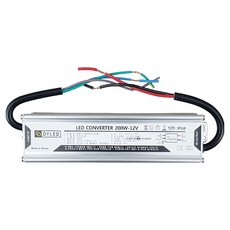 DYLED Da Young照明器具用LED Simple 200W 12V防水型變壓器+丁腈手套 2入組, 1個