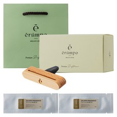 erumpo 木質棒車用芳香劑 + 2個補充棒, 1套, 高階小眾