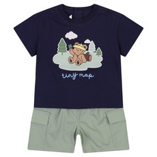 Happyland 幼童葉子圖案上下裝套組