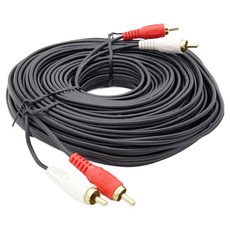 컴스마트 RCA 2선 케이블 2RCA MM 20m, 1개, AV0920