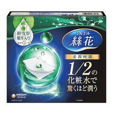 Silcot 絲花 潤澤積雪草化妝棉, 40片, 1盒