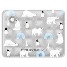 딩동펫 반려동물 애니멀 아이스 쿨매트, 그레이, 1개