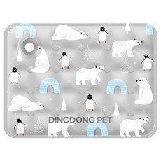 딩동펫 반려동물 애니멀 아이스 쿨매트, 그레이, 1개