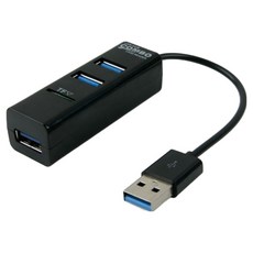 컴스 USB 2.0 카드리더기 / USB 3Port HUB / MicroSD 멀티 허브 IB603, 1개