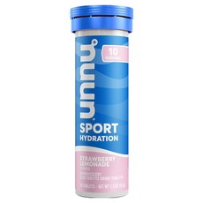 Nuun 運動補水草莓檸檬水風味, 52g, 1個