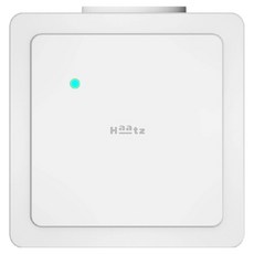 Haatz 浴室廁所用 電動風門一體式 颶風方形換氣扇 HBF-H501MD, 1個, 白色