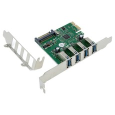 Coms Mart PCI-E USB 3.0 4埠擴充卡 SATA電源連接 SW691, 1個