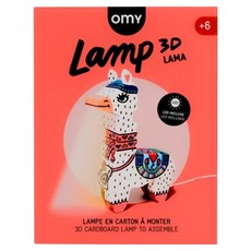 OMY 3D 駱馬檯燈 LAMP02, 1個, 混合色