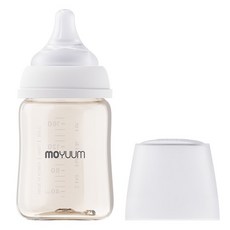 모윰 유아용 3세대 PPSU 올인원 베이직 젖병 유꼭지, 스노우, 170ml, 1개