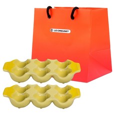 LE CREUSET 雞蛋托盤+購物袋S, 2個, 太陽